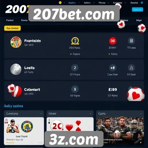 Recursos de jogo disponíveis no 207bet.com